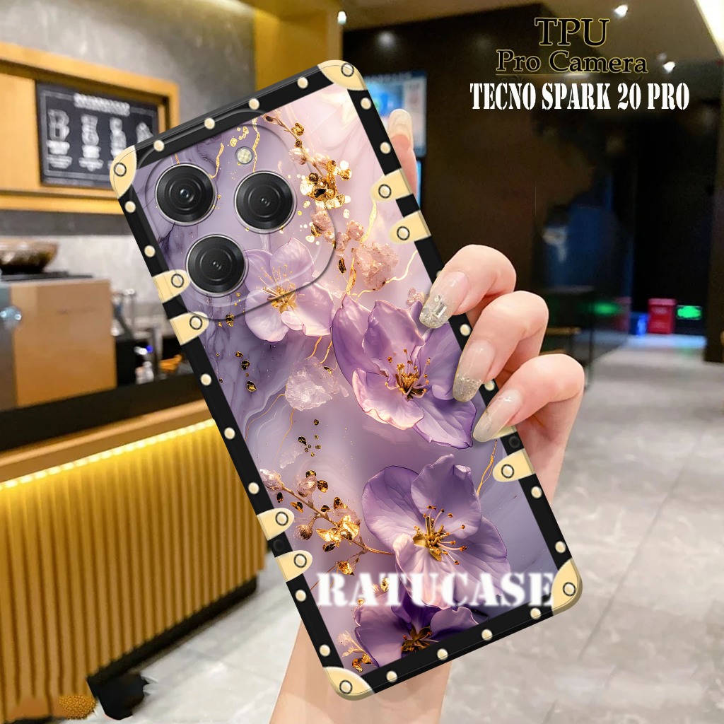 CASE TECNO SPARK 20 PRO SPARK 20 SPARK 20C - Softcase Pro Camera Tecno Spark 20 MOTIF  Case Pro Came