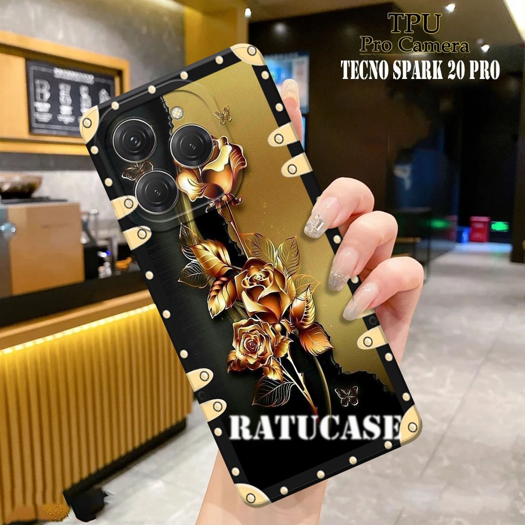 CASE TECNO SPARK 20 PRO SPARK 20 SPARK 20C - Softcase Pro Camera Tecno Spark 20 MOTIF  Case Pro Came