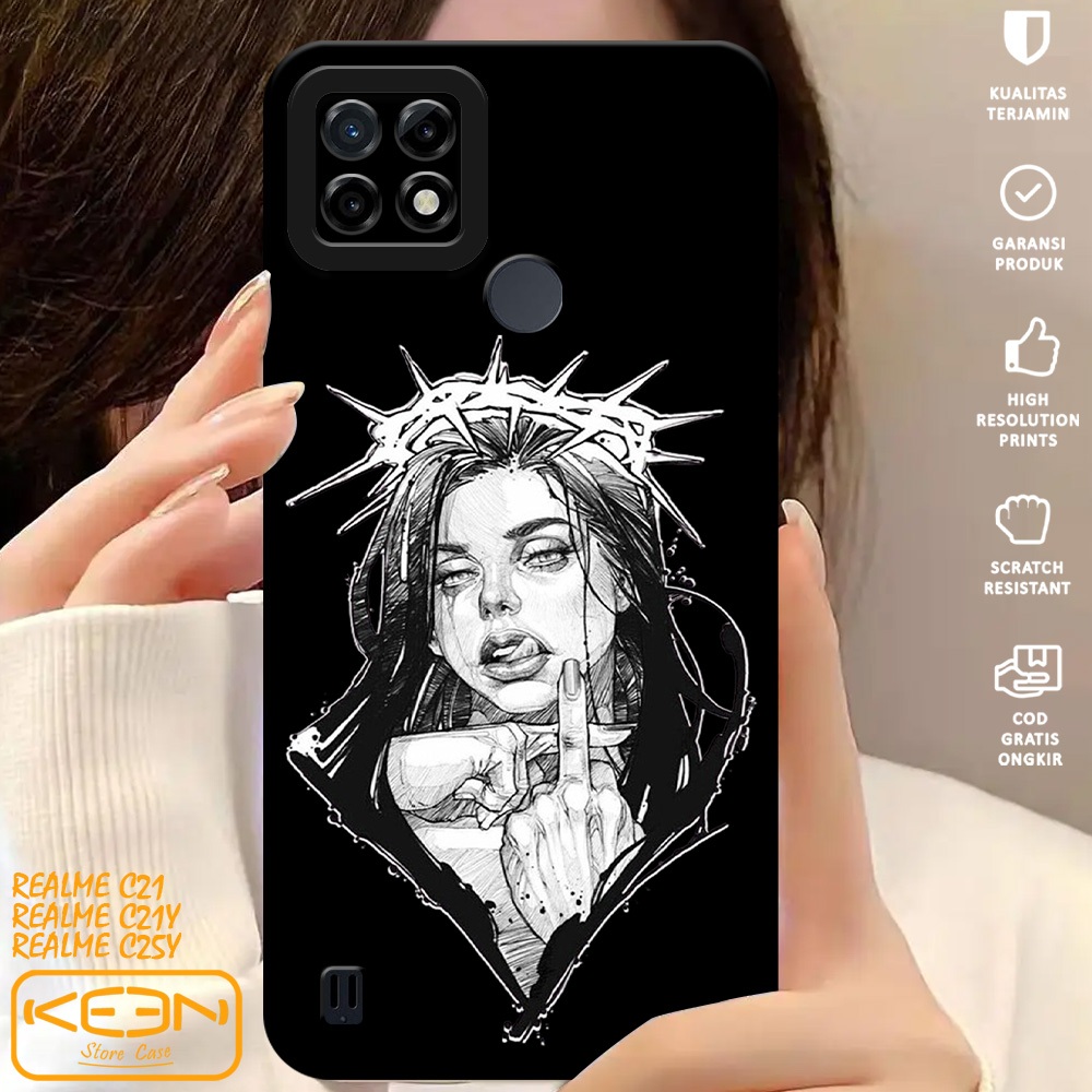 Case Realme C21Y/C25Y - Softcase Realme C21Y/C25Y Motif Abstrak - Casing Hp Realme C21Y/C25Y - Case 