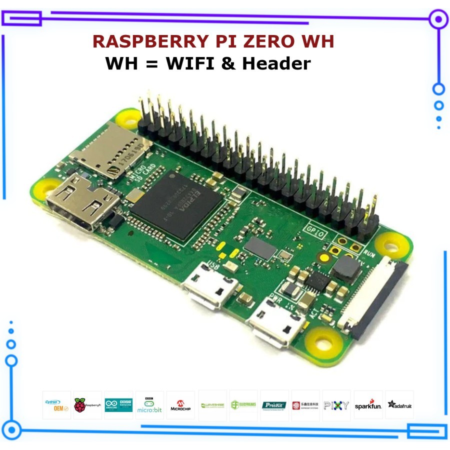 Raspberry Pi Zero W H - Pre-soldered WH