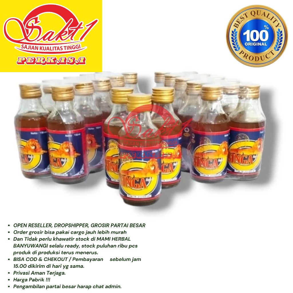 

jamu singa super on 10 botol