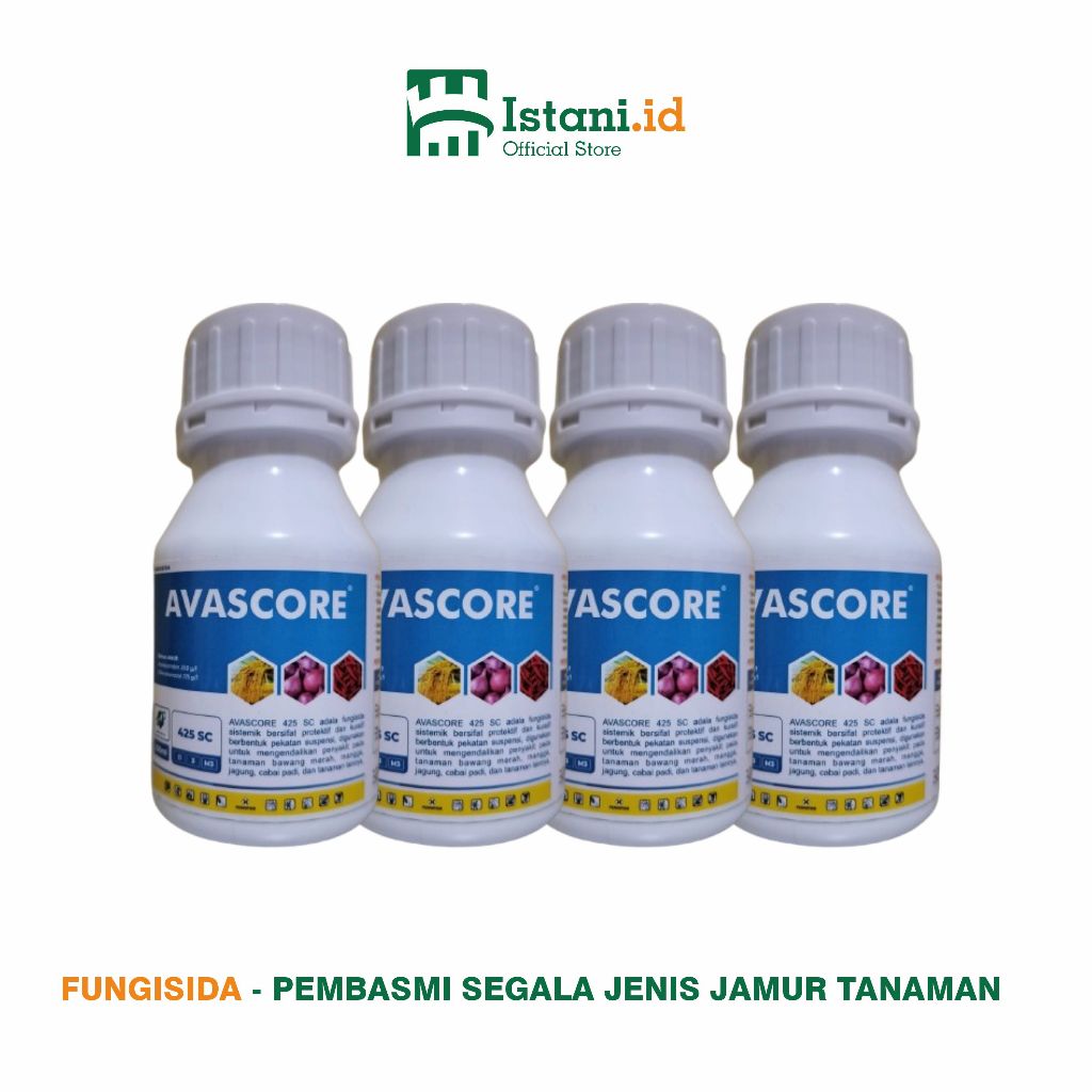 AVASCORE 425 SC FUNGISIDA AZOKSISTROBIN/DIFENOKONAZOL UNTUK PADI/CABAI/BAWANG MERAH/KACANG-KACANGAN