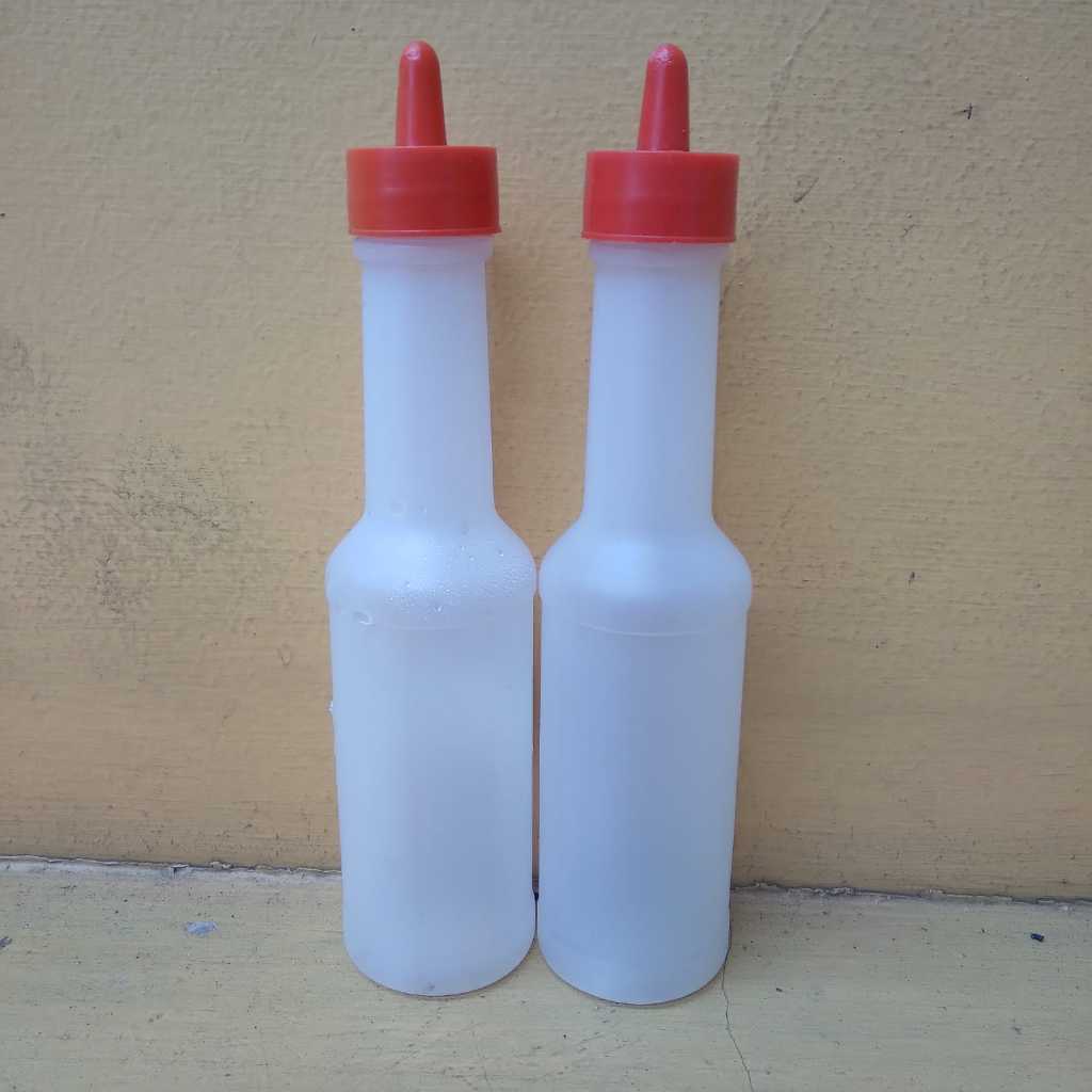 Botol Cuka K TP Tutup Merah 120ml Botol cuka panjang lancip cuka baso cuka bening dixi botol dixi bo