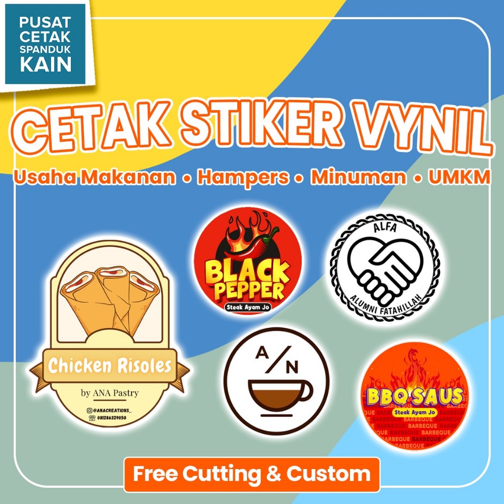 

CETAK STIKER VINYL CUSTOM UMKM MURAH BAGUS