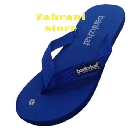 Sandal jepit Bankzhat pria wanita/sandal jepit spon hitam gaul/sandal jepit distro style masakini