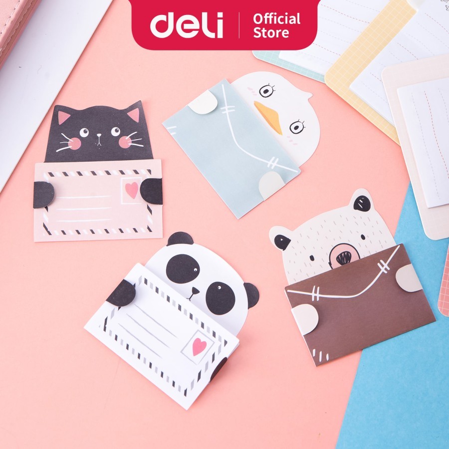 

Deli Memo tempel - Shape Sticky Notes 76×101mm 3' - EA55202