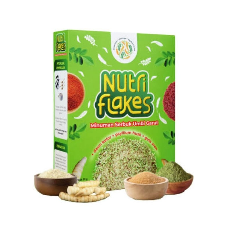 

NUTRIFLAKES Sereal Umbi Garut 280 gram Solusi Asam Lambung Maag Gerd