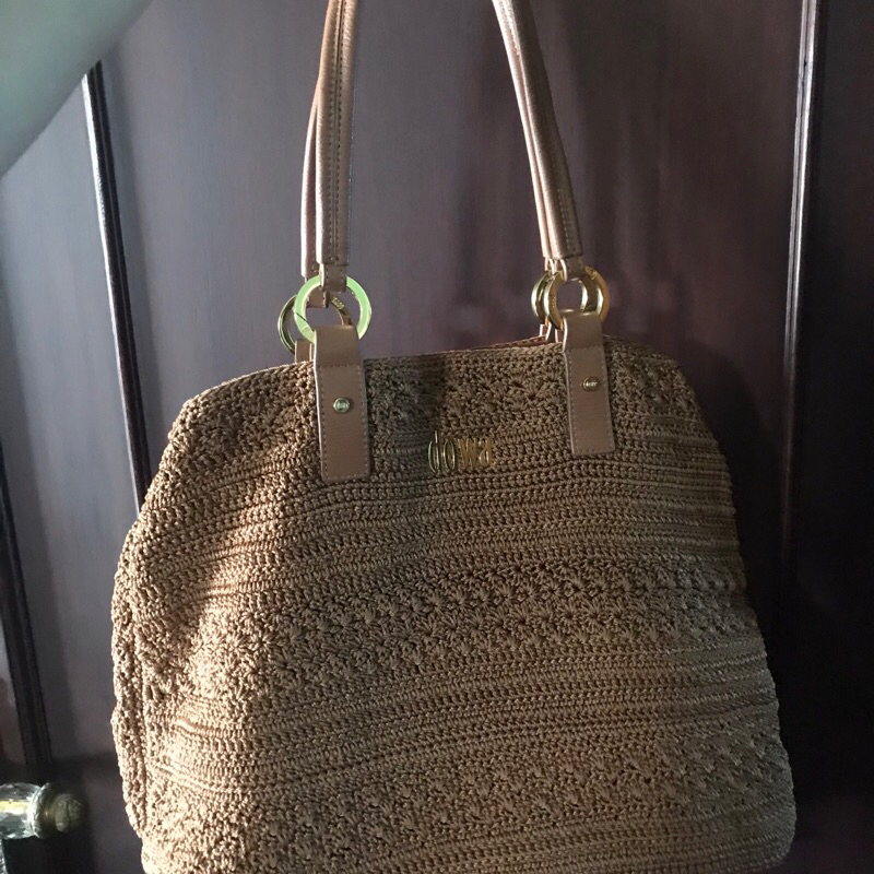 Dowa Knit Tote Bag Shoulder Bag Preloved Tas Rajut