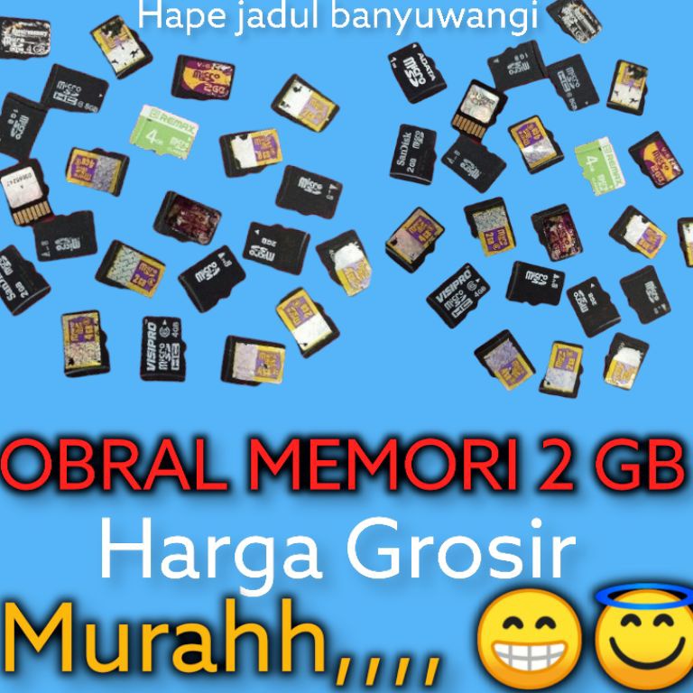 obral memori 2 gb murah harga grosir memori second bekas copotan hp KODE Z5G9