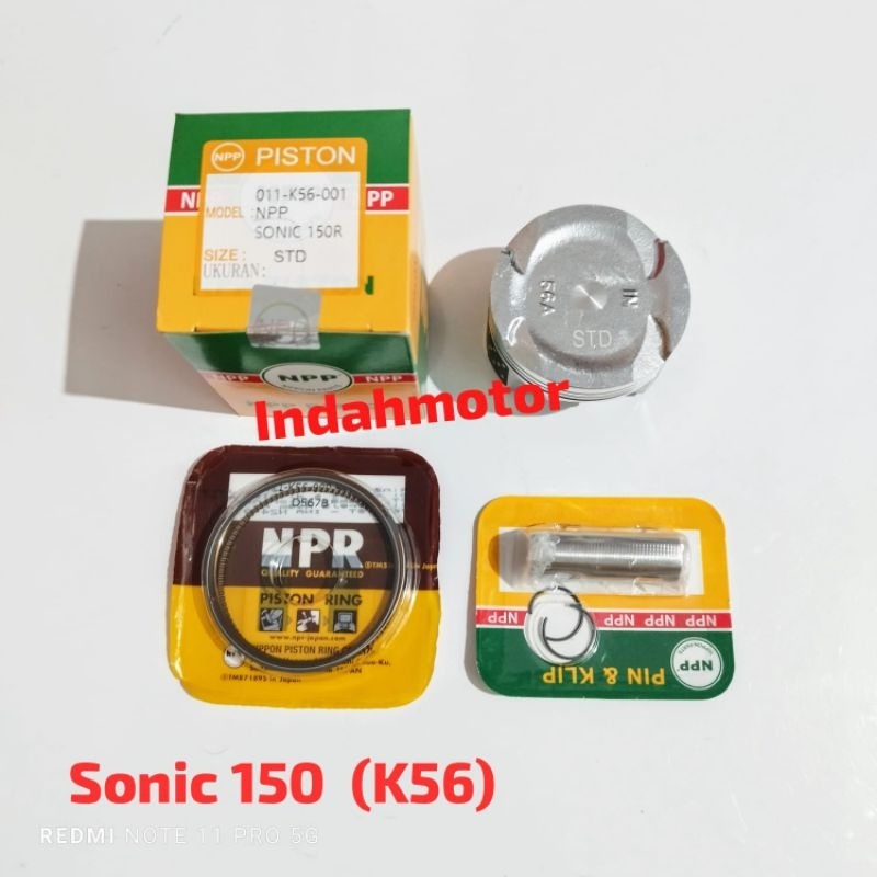PISTON Kit SONIC 150 Supra Gtr Cb 150 LED Npp