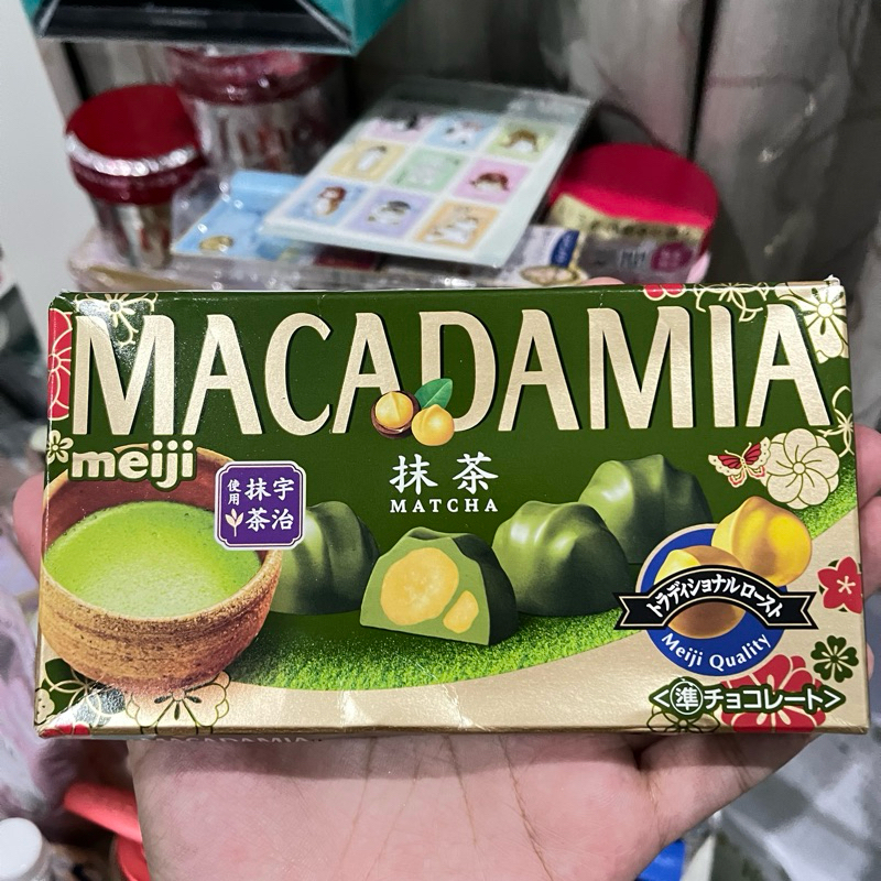 

[Japanese Snack] Macadamia Meiji Matcha