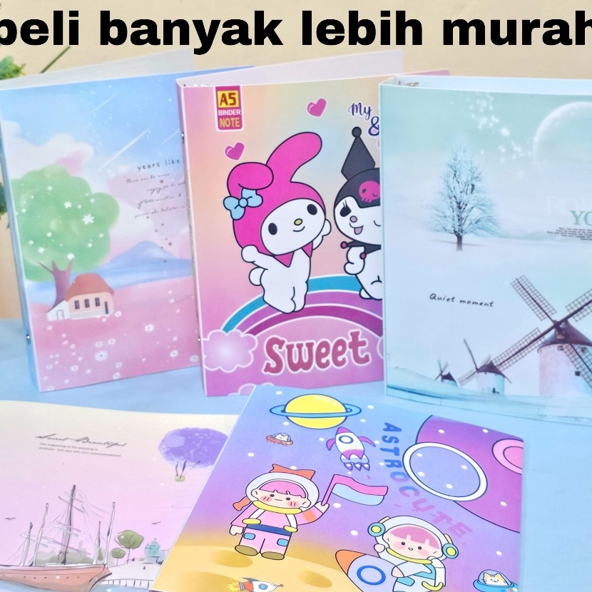 

HJ6 SOS Binder Note Printing WZA5 77725 Buku Ring Map BinderRing NoteBuku Binder