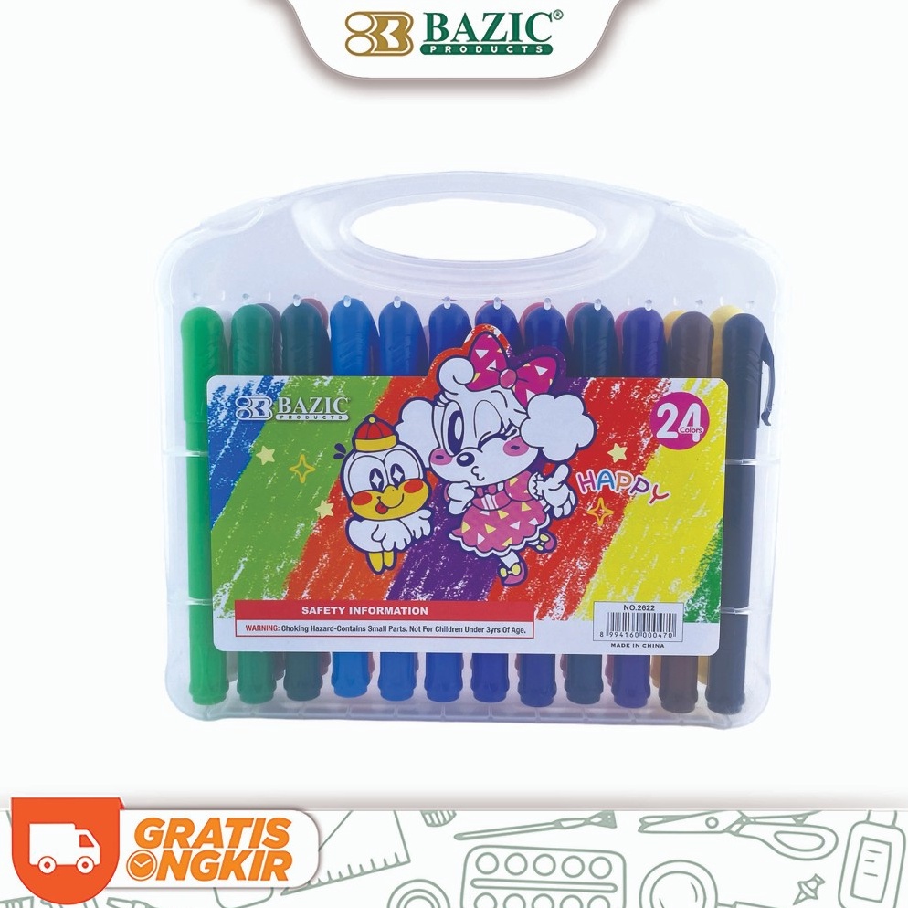 

Bazic Silky Oil Pastel 24 Colors Krayon Minyak p D2F2