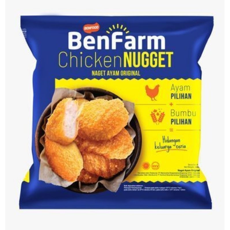 

Benfarm Chicken Nugget Original 400 gr / Nugget Chicken Original