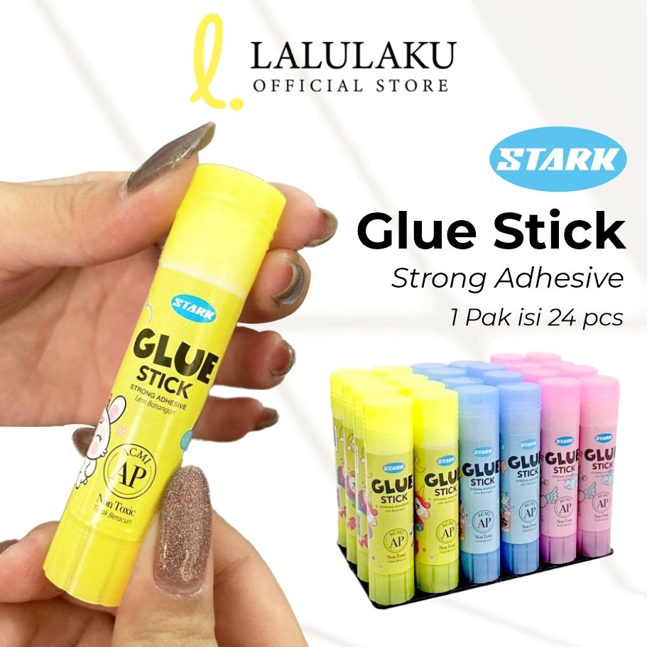 

Promo LEM STIK KECIL GLUE STICK FANCY LEM FANCY LEM KES NON TOXIC ISI 24 PCS