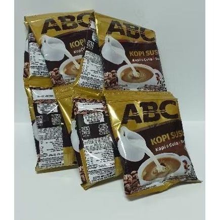 

Kopi ABC Susu 30g ( 1 renceng 10 bungkus)