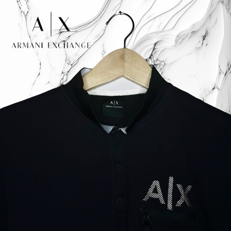 ARMANI EXCHANGE KAOS KERAH PRIA, KAOS CASUAL PRIA, KAOS ATASAN PRIA