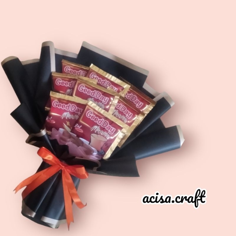 buket kopi uang bunga artificial wisuda murah Bandung