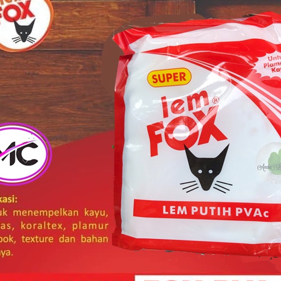 

Langka Lem Fox Putih Sachet Untuk Kayu Kes Kain L Plywood Slime DIY dll