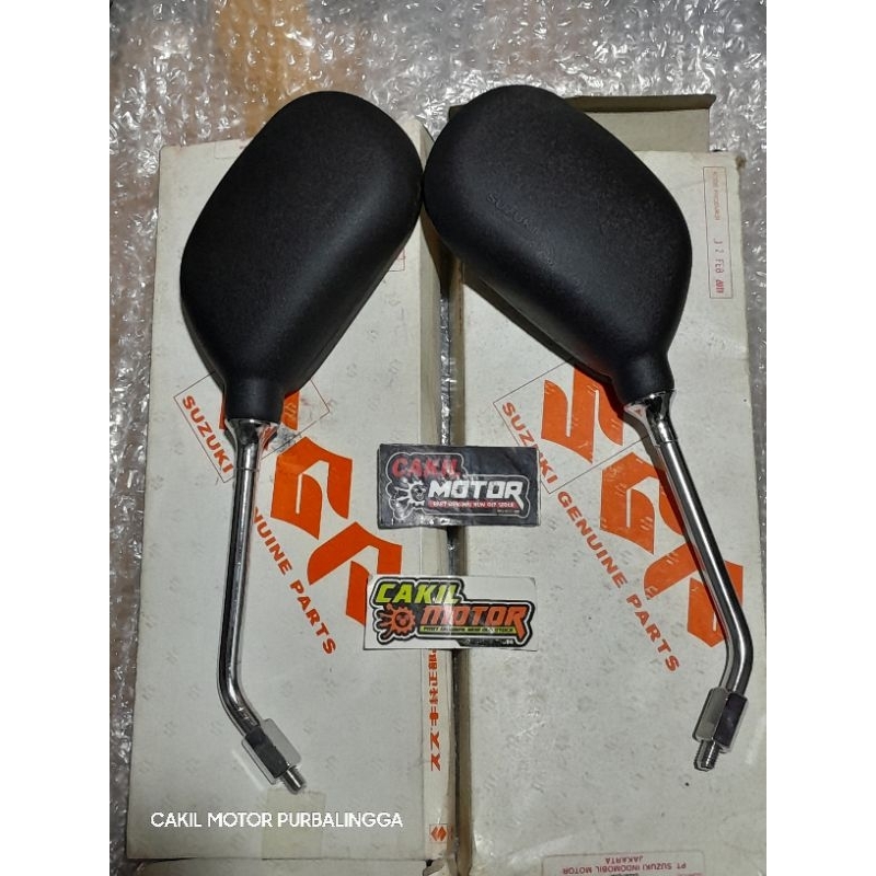spion original satria 2tak shogun new 110 batang crome