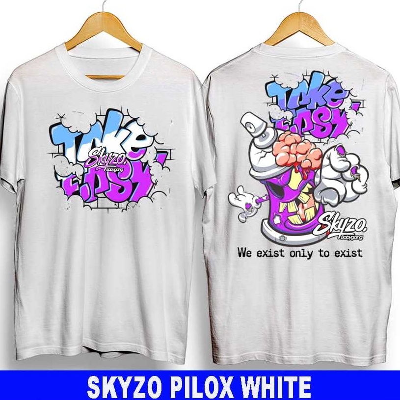 BAJU KAOS SKYZO PILOXKAOS TEARUKAOS BERGAMBAR KAOS PRIAWANITA TEARUKAOS KEREN BAYAR DI TEMPAT