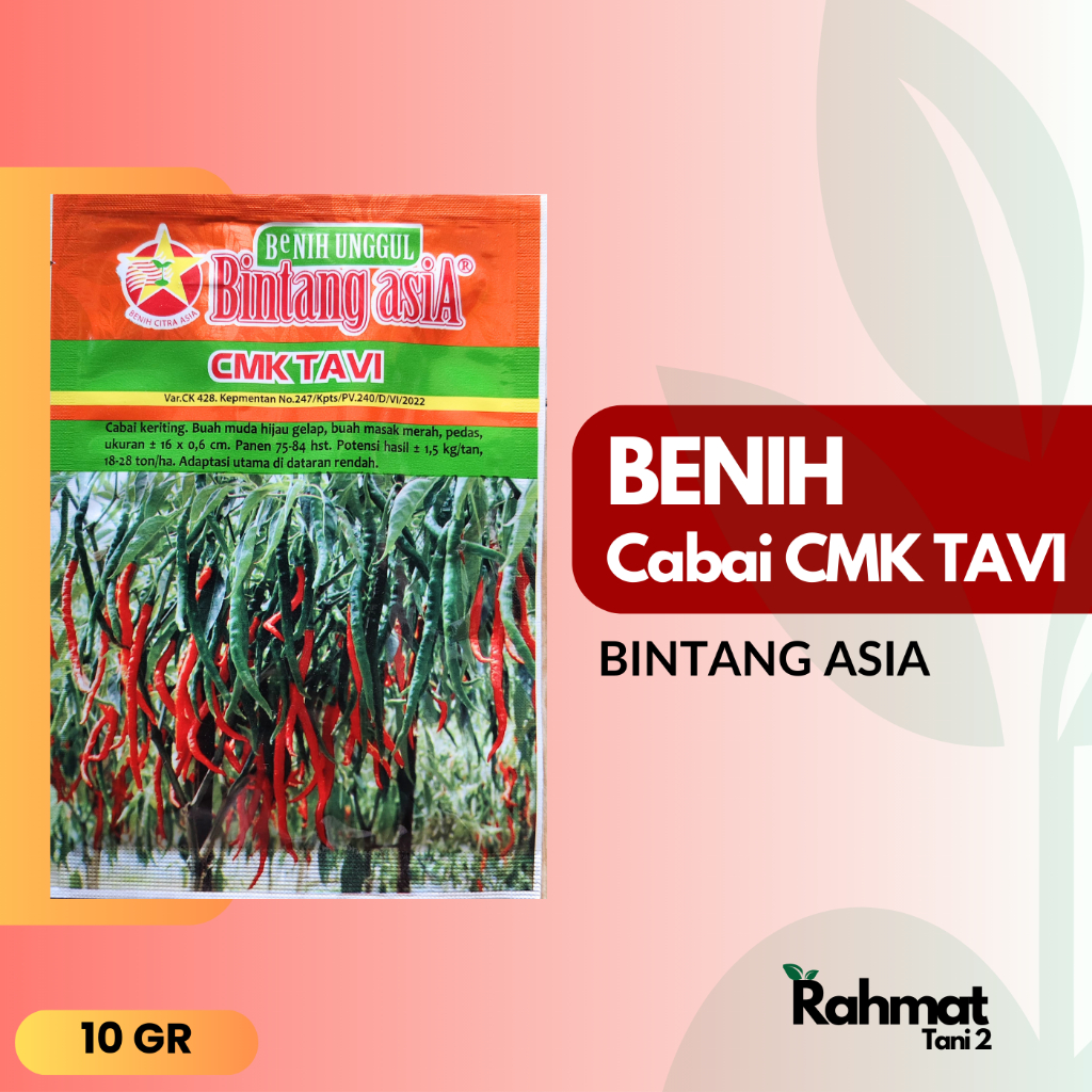 Benih Cabai CMK TAVI - BINTANG ASIA (10 gr)