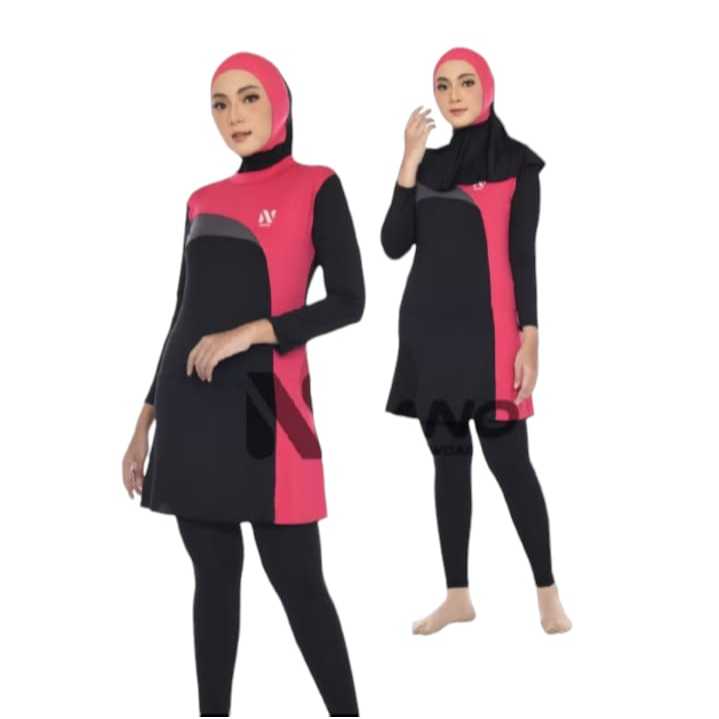 BAJU RENANG MUSLIM HIJAB WANITA DEWASA TERBARU Panjang Remaja