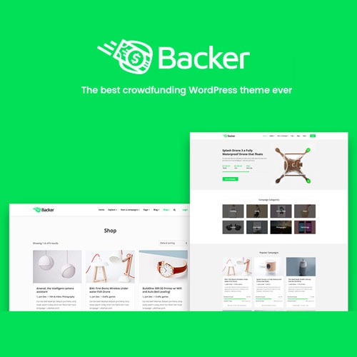 Backer Wordpress Theme