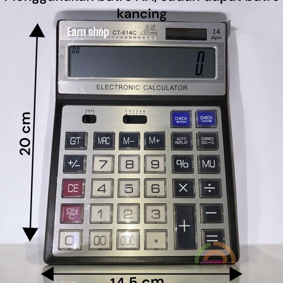 

Flash Sale Kalkulator Citizen CT614C 14 Dit Kalkulator