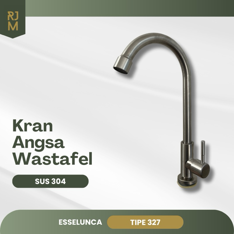 Kran Angsa Kran Wastafel Kran Air Kran Stainless Steel Jantung Kuningan Chrome SUS 304
