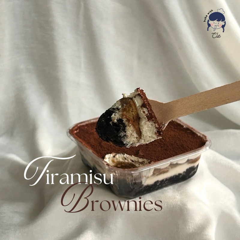 

Tiramisu Brownies by Bake With Cle