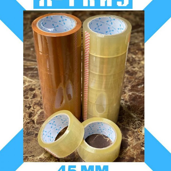 

KI3 Lakban Xtras Ukuran 45 mm 9 Yard 1 Rol isi 6 pcs