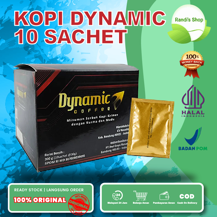 

Kopi Dynamic Kopi Stamina Pria Ginseng Kopi Dinamik Asli100%