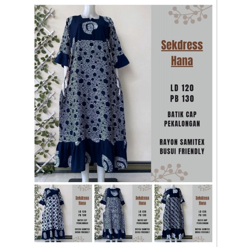SACKDRESS DASTER JUMBO| DASTER KEKINIAN BUSUI PREMIUM RAYON PEKALONGAN