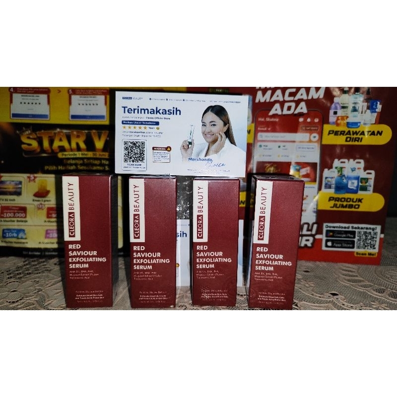 CLEORA RED SAVIOUR EXFOLIATING SERUM