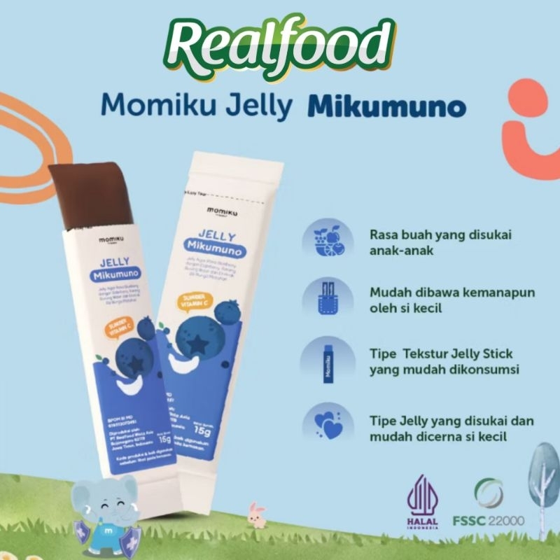 

Realfood Momiku Jelly Hap Hap & Jelly Mikumuno Cemilan Sehat Buat Si Kecil ( Sarang Burung Walet )