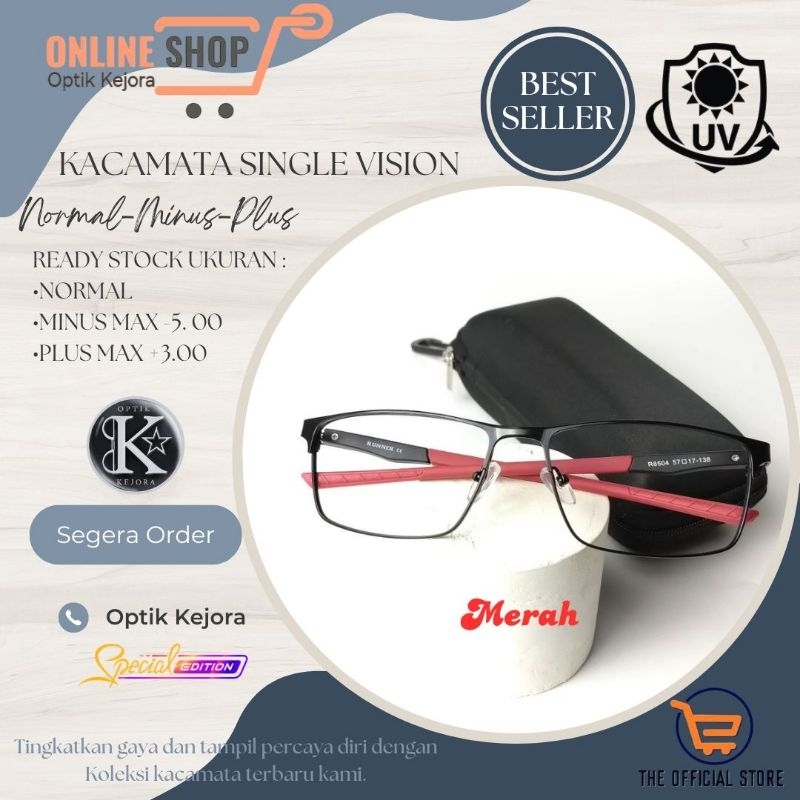 BLUECROMIC NIGHT DRIVE - FRAME TITANIUM KACAMATA PRIA SPORT