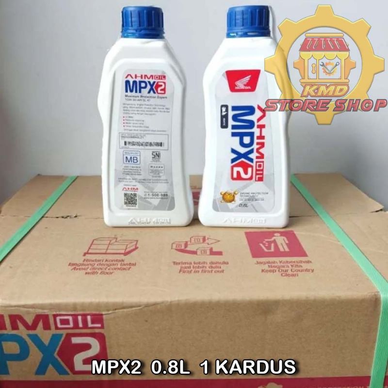 Oli AHM MPX2 0,8 Liter 1 Dus | AHM Oil MPX2 0,8L 1 Kardus