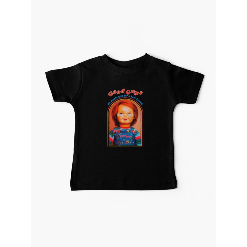 Kaos Chucky Retro Movies Baby TShirt