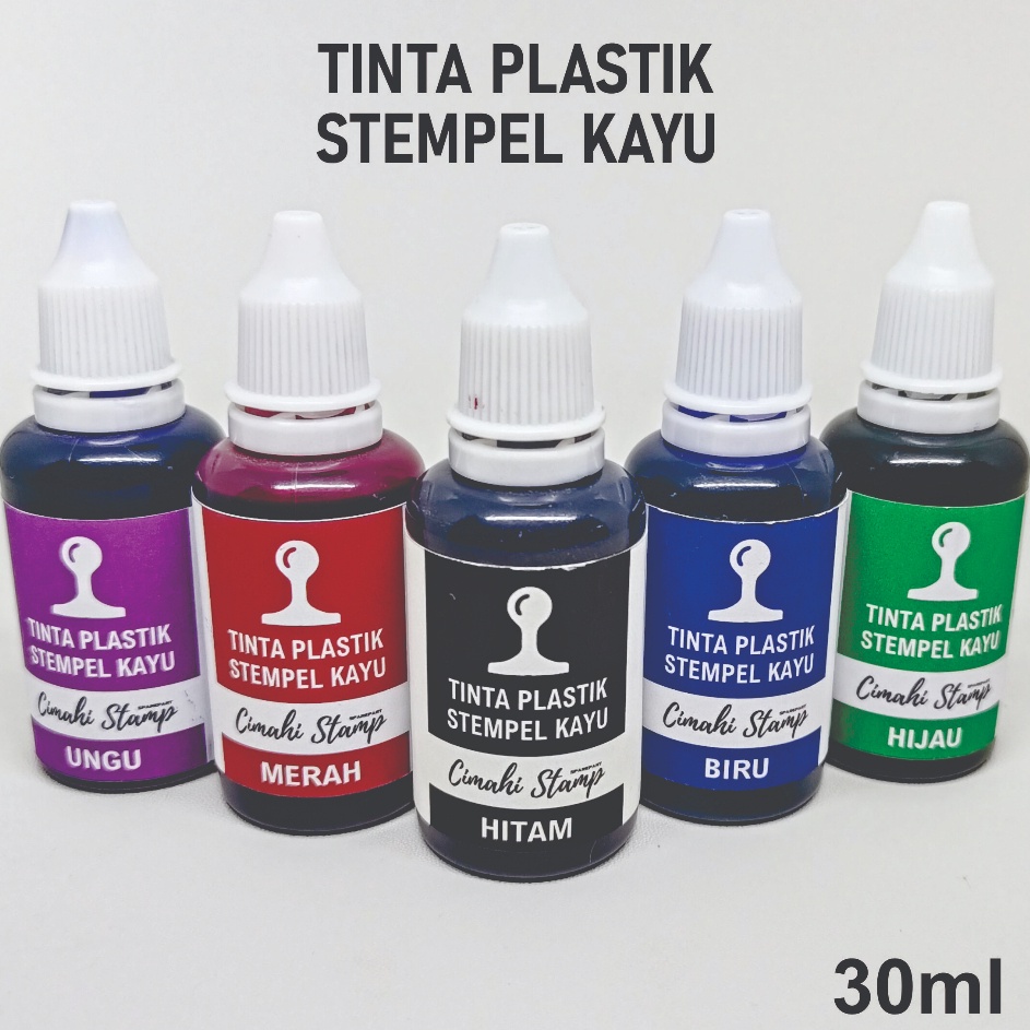 

Murah Tinta Permanen Media plastik Stempel Model Kayu
