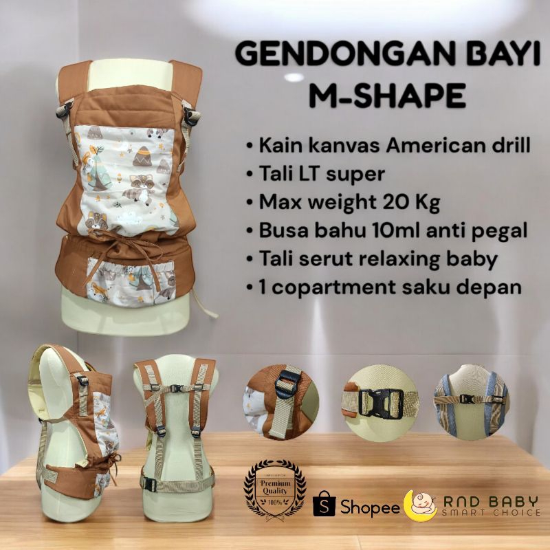 Gendongan Bayi Gendongan Depan Belakang Gendongan M shape