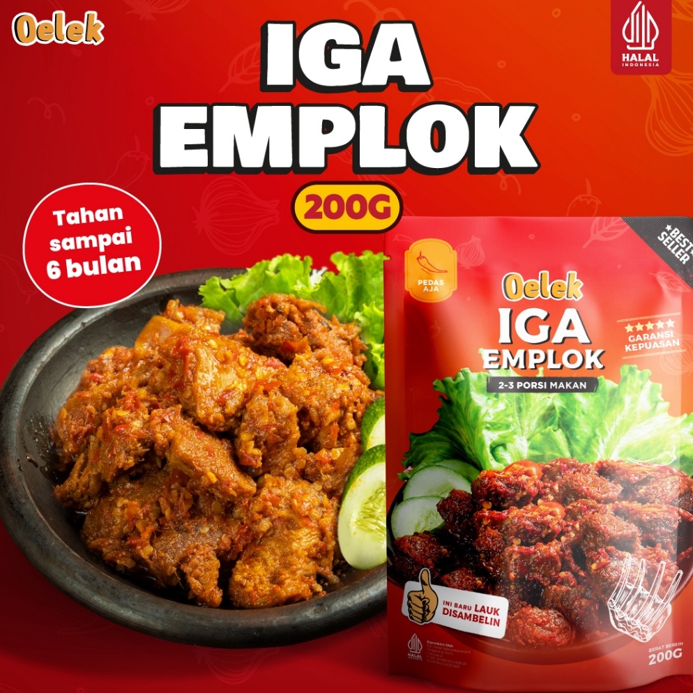 

Pasti Laku Iga Emplok Oelek 2gr Iga Mercon Iga Sambal Oseng Iga