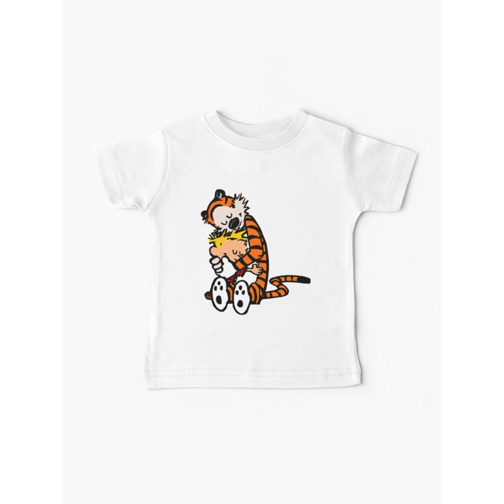 Kaos Anak Calvin and Hobbes Hug in Color Baby TShirt