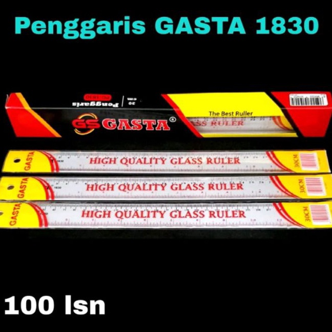 

Tawaran 12pcsPenggaris Gasta 3cmgarisan 3cmpenggaris