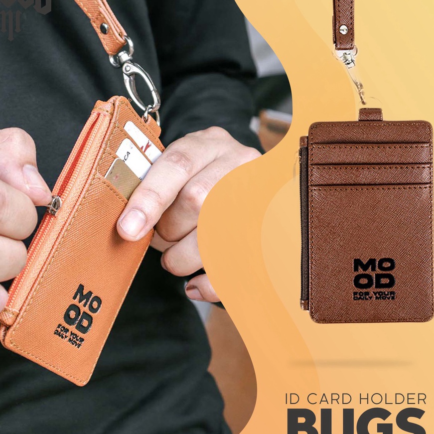 

KI3 ID CARD HOLDER NAME TAG BUGS POCKET by MOOD ADVENTURE