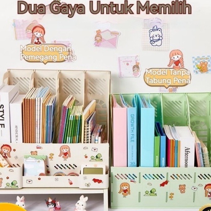 

Tawaran COD Rak Buku Sekat rak Buku Mmalisdesk Organizer rak File Susun Perlengkapan Kantor Rak Penyimpanan Desktop Sekolah Siswa Meja Sederhana kirim Stiker