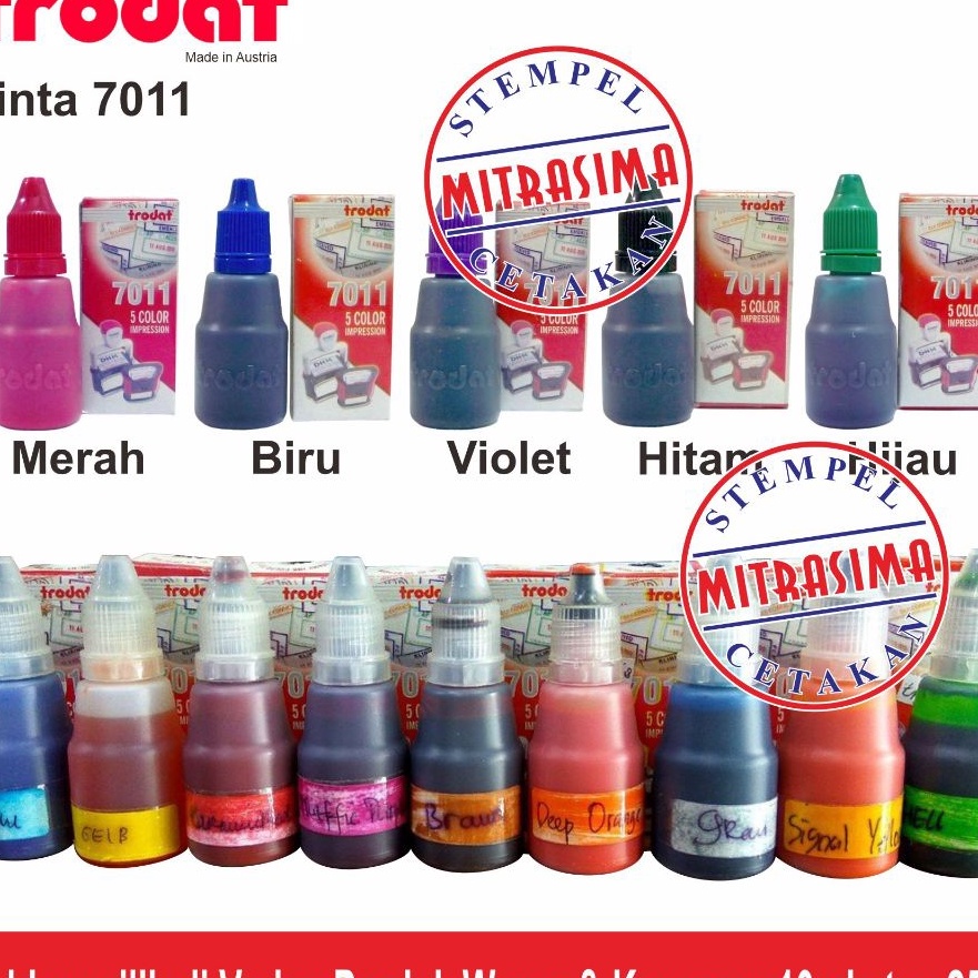 

Eksklusif Trodat 711 Tinta stempel Self Inking