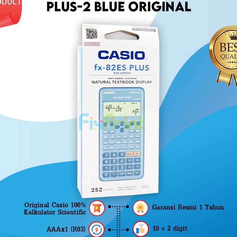 

Langka Casio fx82ES PLUS Calculator Scientific Kalkulator Ilmiah Orina