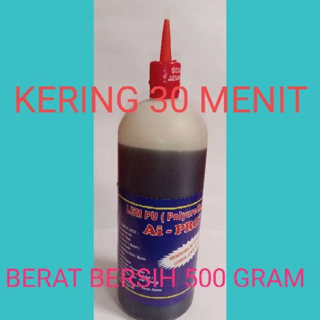 

ART L5Q LEM PU MERAH 3 MENIT KERING merk AiPRO or lem busa or le botol berat bersih 5 gram