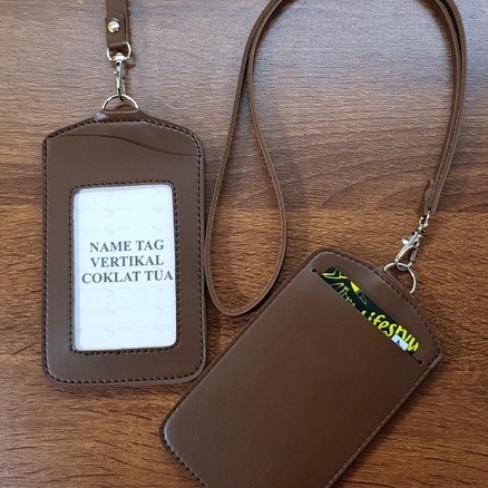 

Sale NAME TAG KULIT ID CARD HOLDER KULIT ID CARD GANTUNGAN NAMA ID CARD SS13